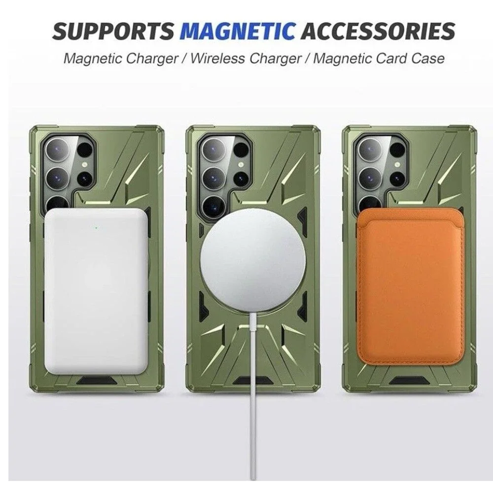 for Samsung Galaxy S24 Ultra Magnetic Case [Compatible with MagSafe]